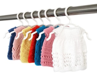 Dolls Dresses Knitting Pattern: 10-inch Doll Clothes, Eight Designs (PDF Pattern)