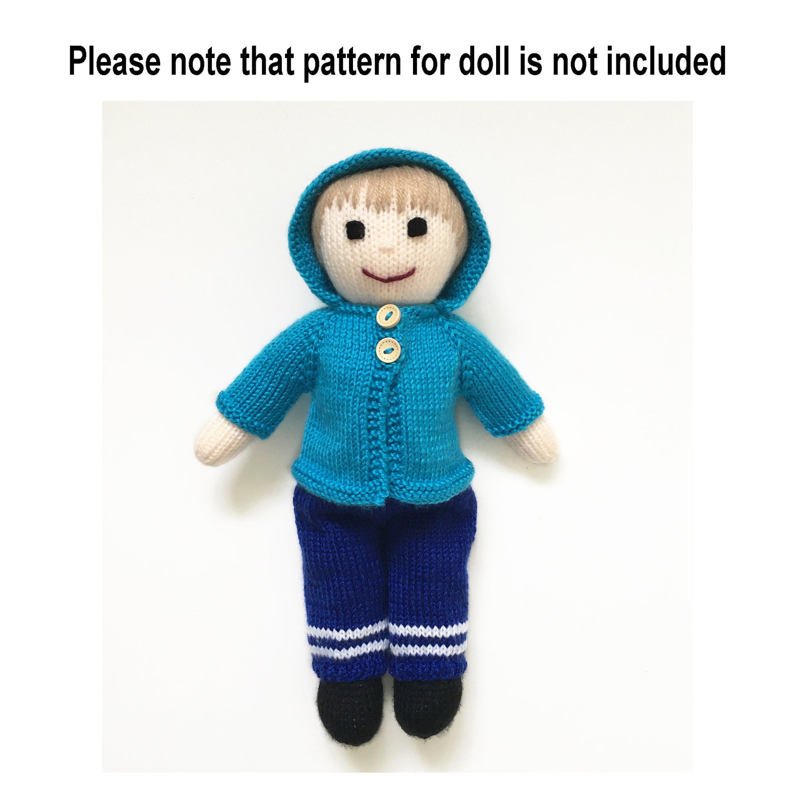 Knitted Dolls Clothes Pattern Dolls Outfit Doll Hoodie Dolls Etsy