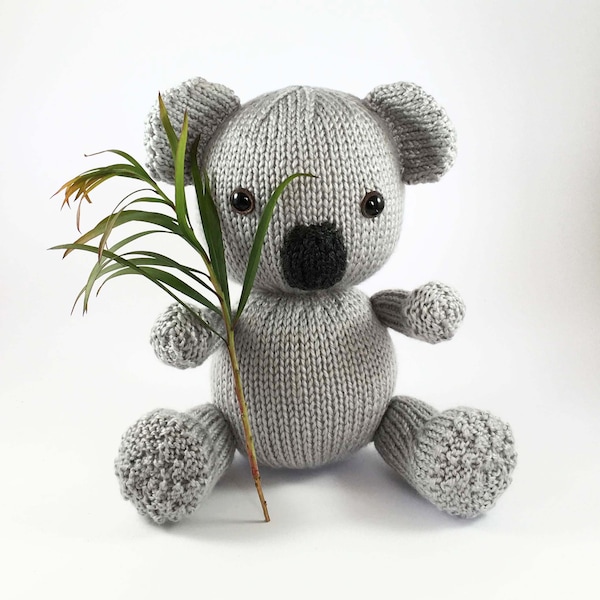 Koala Knitting Pattern Knitted Koala Bear PDF Koala Pattern Baby Koala PDF Koala Pattern