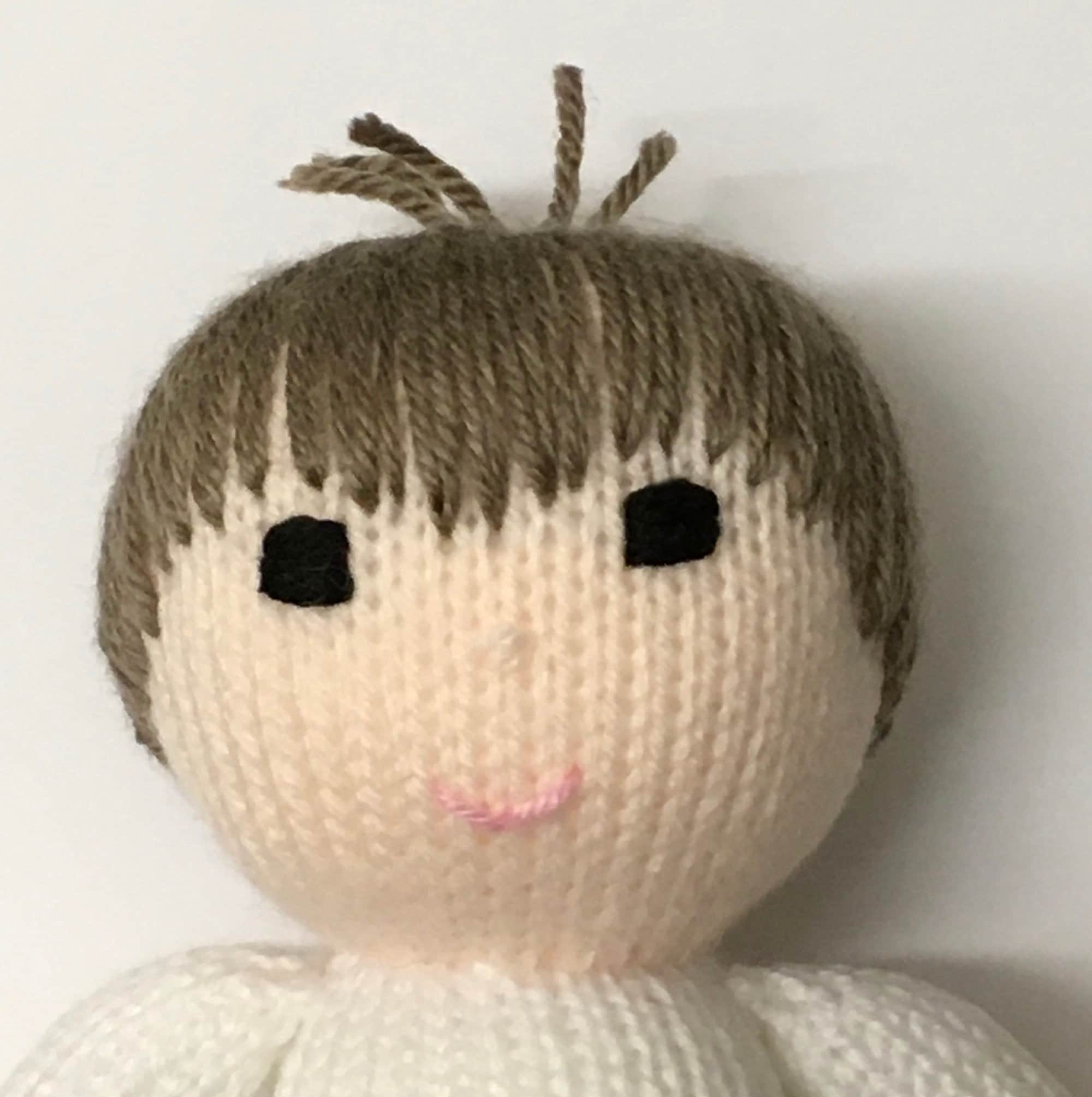 Dolls Hair Knitting Pattern Doll Making PDF Doll Hair Wig Etsy UK