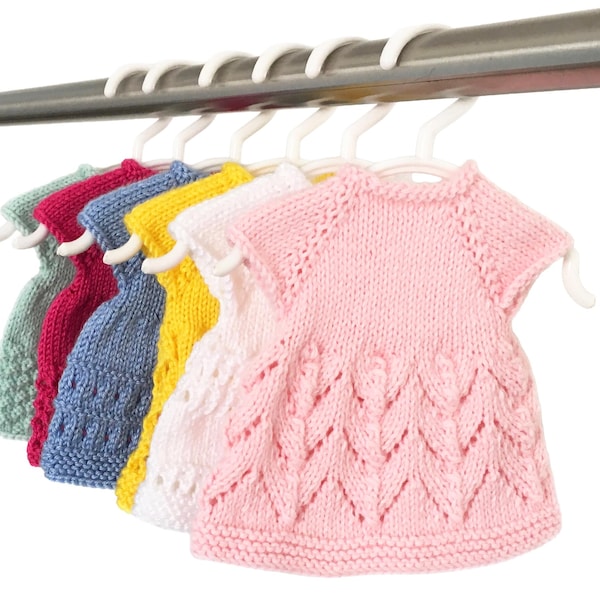 Dolls Dresses Knitting Pattern: 13-inch Doll Clothes, Six Designs (PDF Pattern)