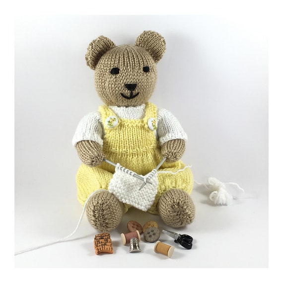 pattern for knitted teddy