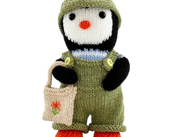 Pipkin Penguin Knitting Pattern Worked Flat on Two Needles Pdf Instant Download