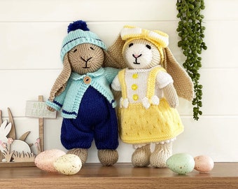 Easter 10" Bunny Rabbit Knitting Pattern