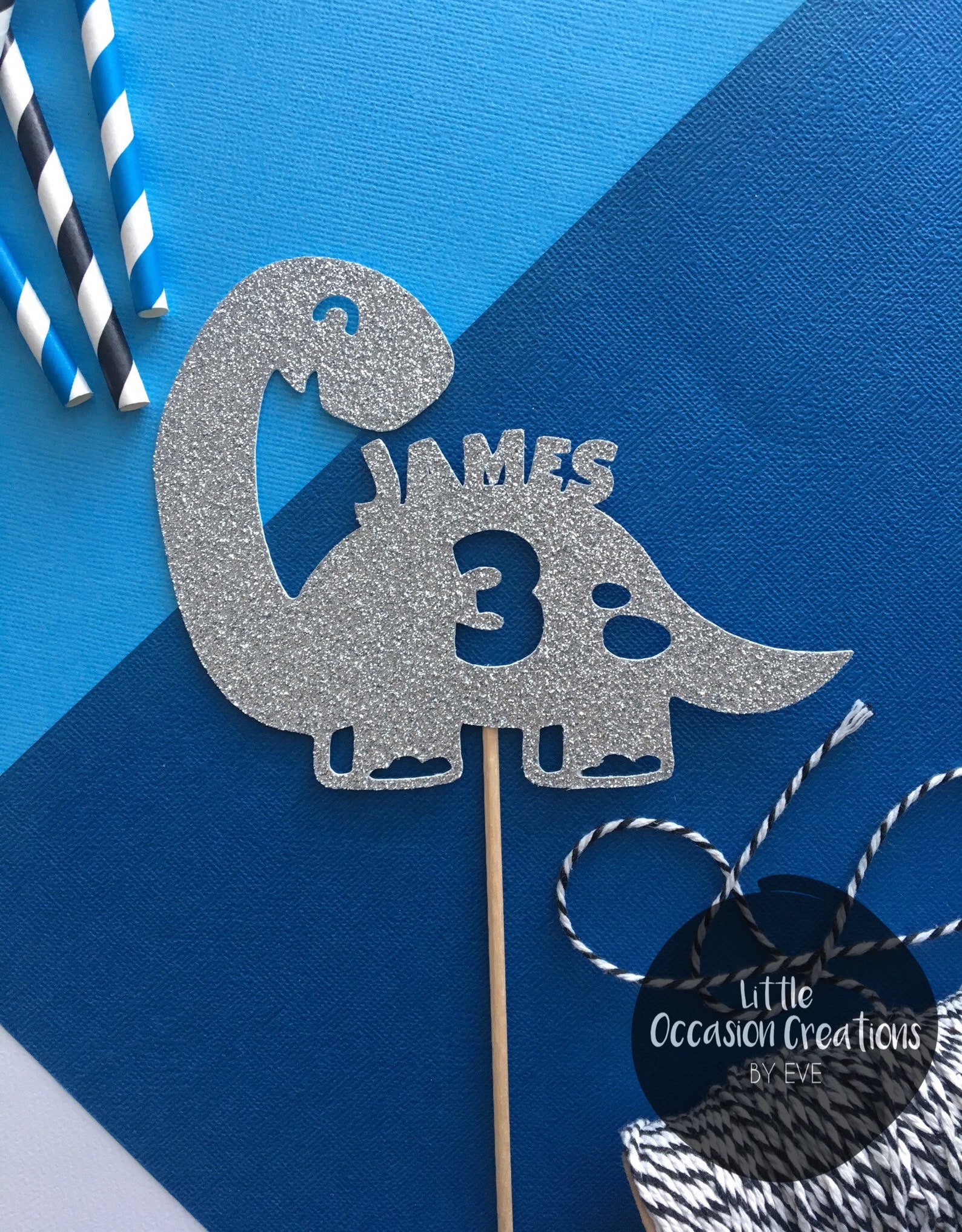 Dinosaur Cake Topper Dinosaur Party Dinosaur Decor Boys Etsy