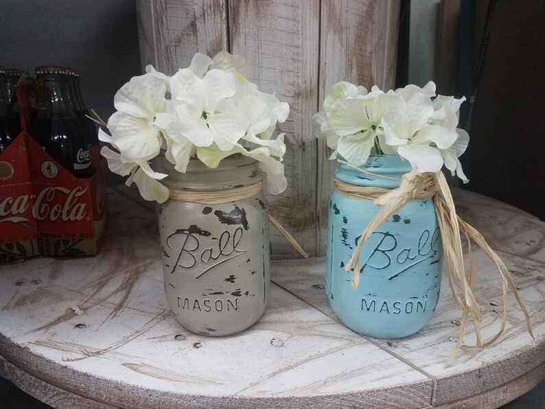 Mason Jar Decor Farmhouse Decor Rustic Decor Country Etsy