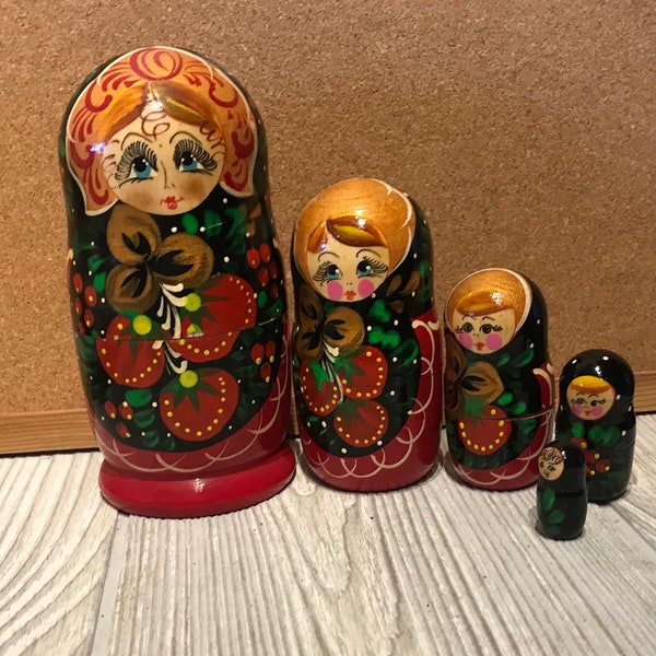 Strawberries  Nesting Dolls babushka dolls Promotion Price