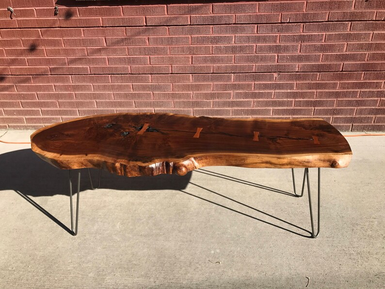 Live Edge Walnut Slab Coffee Table FREE SHIPPING Etsy