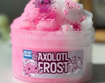 Axolotl Frost, Icee Slime, Pink Slime, Scented Slime, Slime Kit, Slime for Kids, Stress Relief Slime, Cheap Slime, Cloud Slime