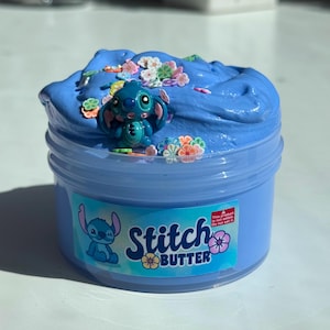 Stitch Butter Slime, Butter Slime, Blue Slime, Scented Slime, Best Selling Slime, Slime Kit, Cheap Slime, Slime for kids, Fidget Toy