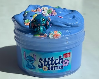 Stitch Butter Slime, Butter Slime, Blue Slime, Scented Slime, Best Selling Slime, Slime Kit, Cheap Slime, Slime for kids, Fidget Toy