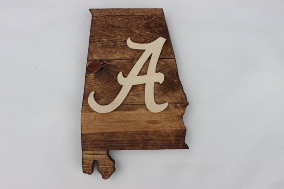Alabama Sign Alabama Logo Crimson Tide Alabama Football Alabama Decor Roll Tide Alabama University Crimson Tide Sign
