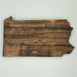 Pennsylvania State Sign | Pennsylvania Sign | Pennsylvania Wall Art | Pennsylvania Map | Pennsylvania Art | Pennsylvania Home Decor