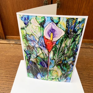 Calla Lily: In Your Own Garden! Giclee Art Note Card