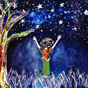 Beingness Bright- Impression d’art giclee pour enfants