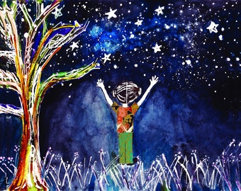 Beingness Bright- Children's Art Giclee Print