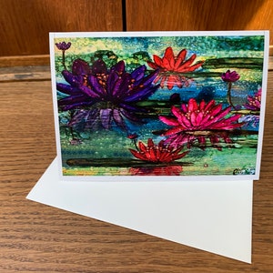 Lotus: « Where I Hope We Go » Inspirational Art Giclee Note Card