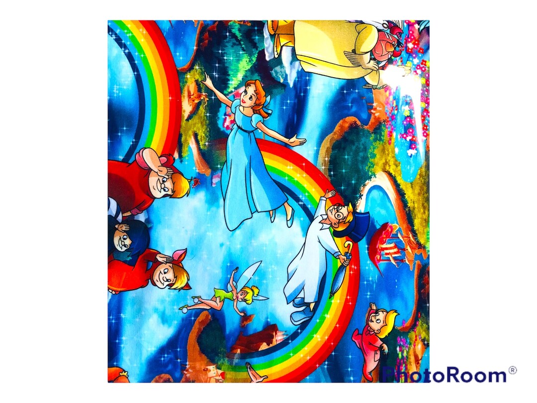 Peter Pan Fabric by Miss Mac Cotton Lycra Etsy