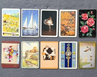 Vintage ruilkaarten - gemengd lot 123