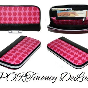 PORTmoney DeLuxe Wallet, Women Wallet, Sewing Pattern, ebook Nähanleitung, Schnittmuster auf deutsch, Video auf YouTube Digital Download