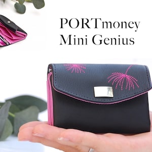 eBook PORTmoney Mini Genius Wallet, Women Wallet, Sewing Pattern, Sewing Pattern, Sewing Pattern German, Video on YouTube Digital Download