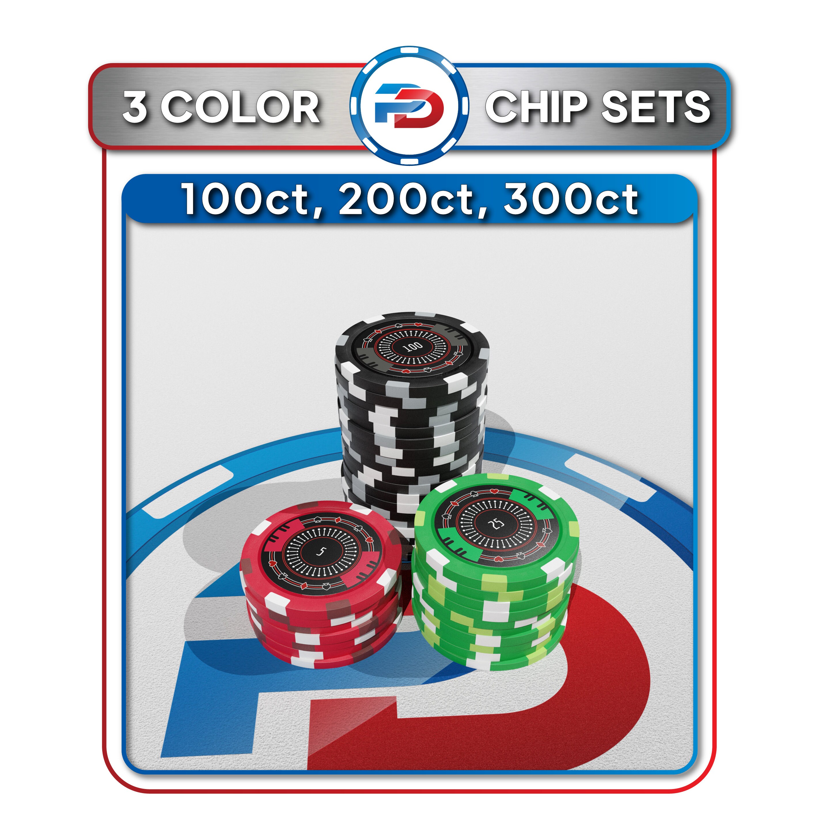100 Gettoni Personalizzati Per Poker O Bevande - Chip Plastica 37mm Con Stampa UV Su Fronte/Retro - Foto 9