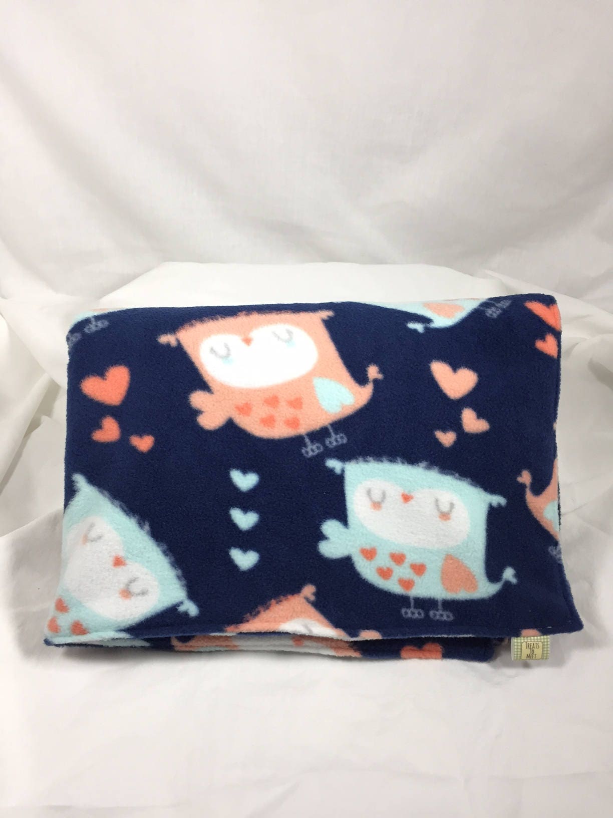 Owl fleece blanket/Owl Baby Blanket/Owl Infant Blanket/Owl Baby Shower Gift