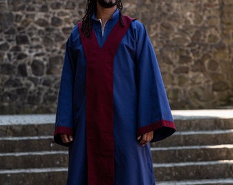 Dungeons & Dragons Wizard Robe Dark Blue/Bordeaux