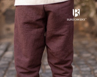 Burgschneider Pantalon de thorsberg en coton médiéval viking pour enfant Ragnarsson