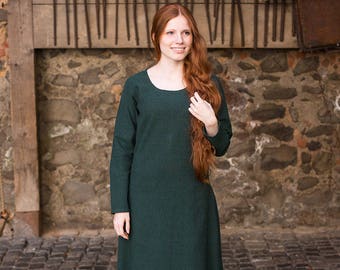 Burgschneider Mittelalter Wikinger Larp Baumwolle Unterkleid Freya