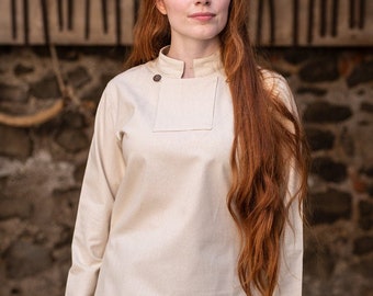 Burgschneider Medieval Skjoldehamn Tunic Lennja Natural