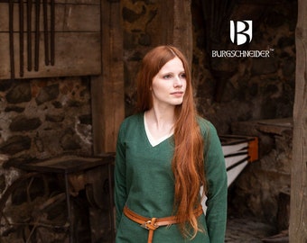 Viking Tunic Frekja Medieval Cotton by Burgschneider