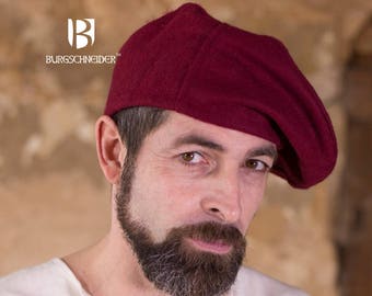 Burgschneider Medieval Wool Beret Harald