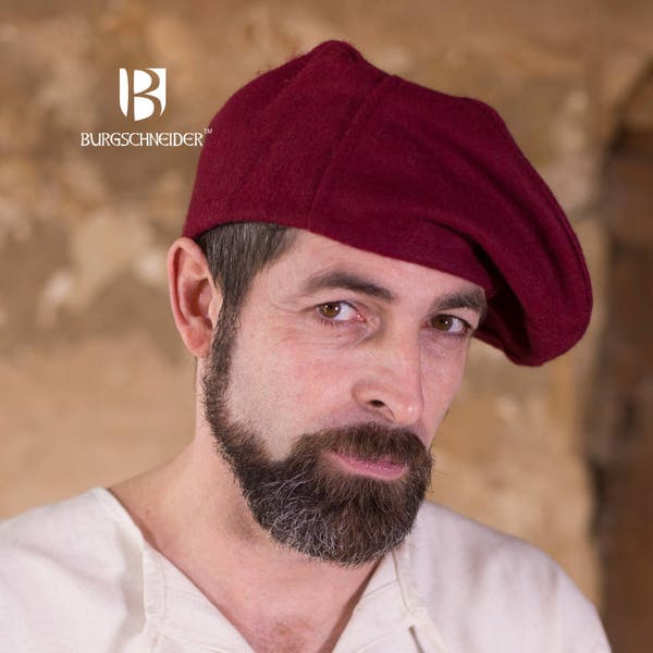 Burgschneider Medieval Wool Beret Harald