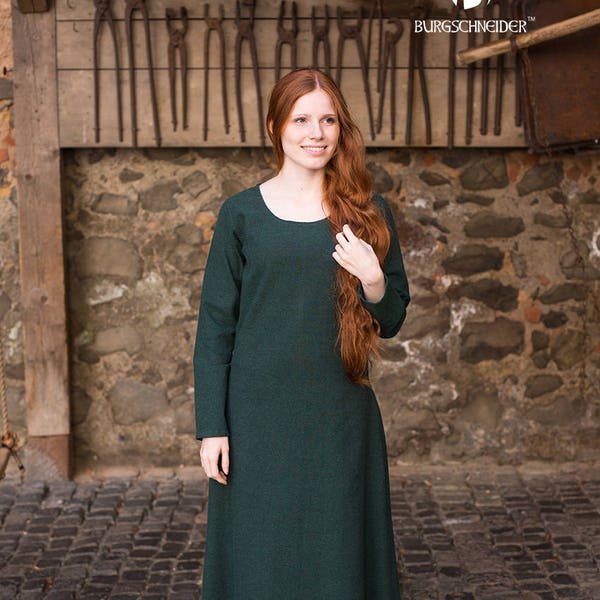 Burgschneider Mittelalter Wikinger Larp Baumwolle Unterkleid Freya