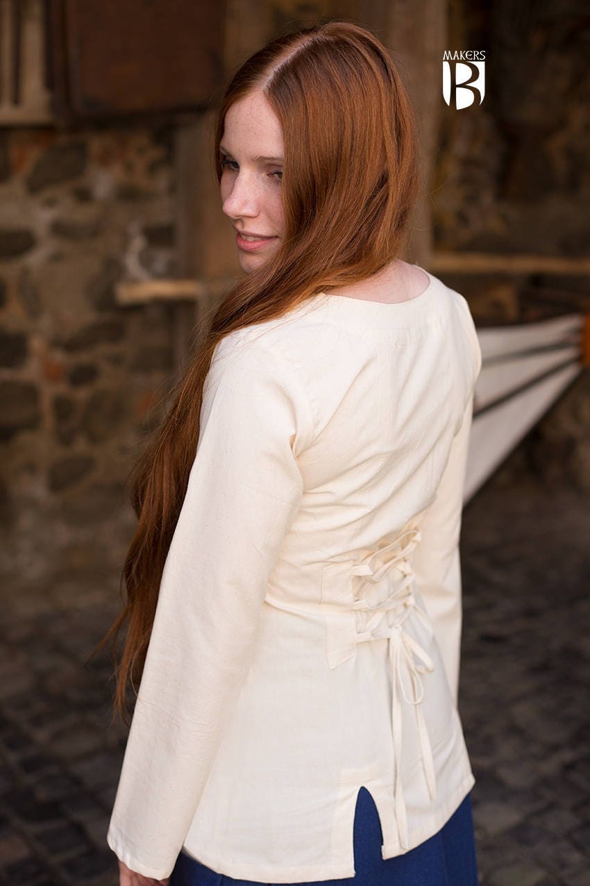 Burgschneider Makers Medieval Fantasy Cotton Blouse Lysia - Etsy