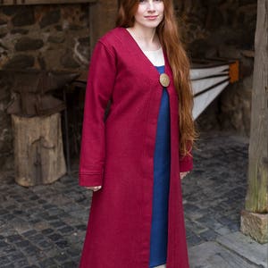 Burgschneider Medieval Viking Birkacoat Wool Aslaug | Etsy