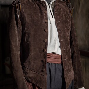 Musketeer Jacket Quentin Leather Brown