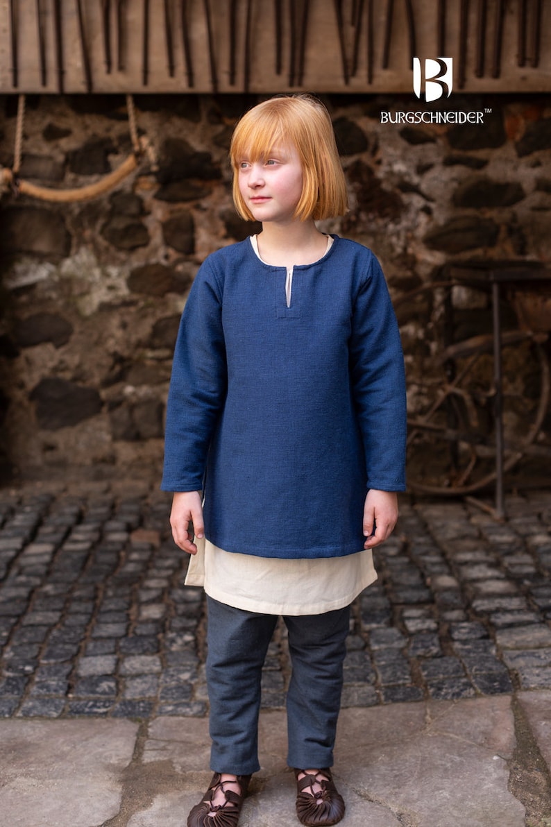 Burgschneider Children's Viking Medieval Cotton Tunic Eriksson image 6