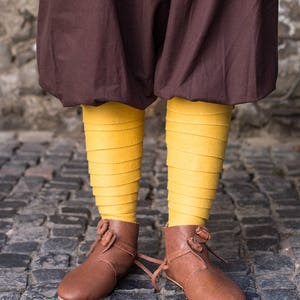 Burgschneider Ankle Warmer Woolen Winingas Aki Yellow