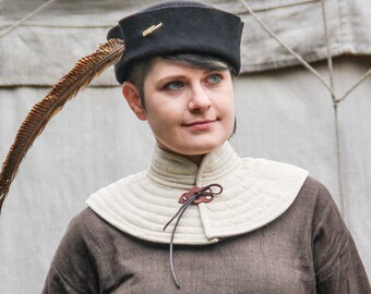 Medieval Padded Gambeson Collar Rabenfurth