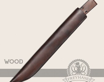 Medieval Leather Sheath Iris Brown