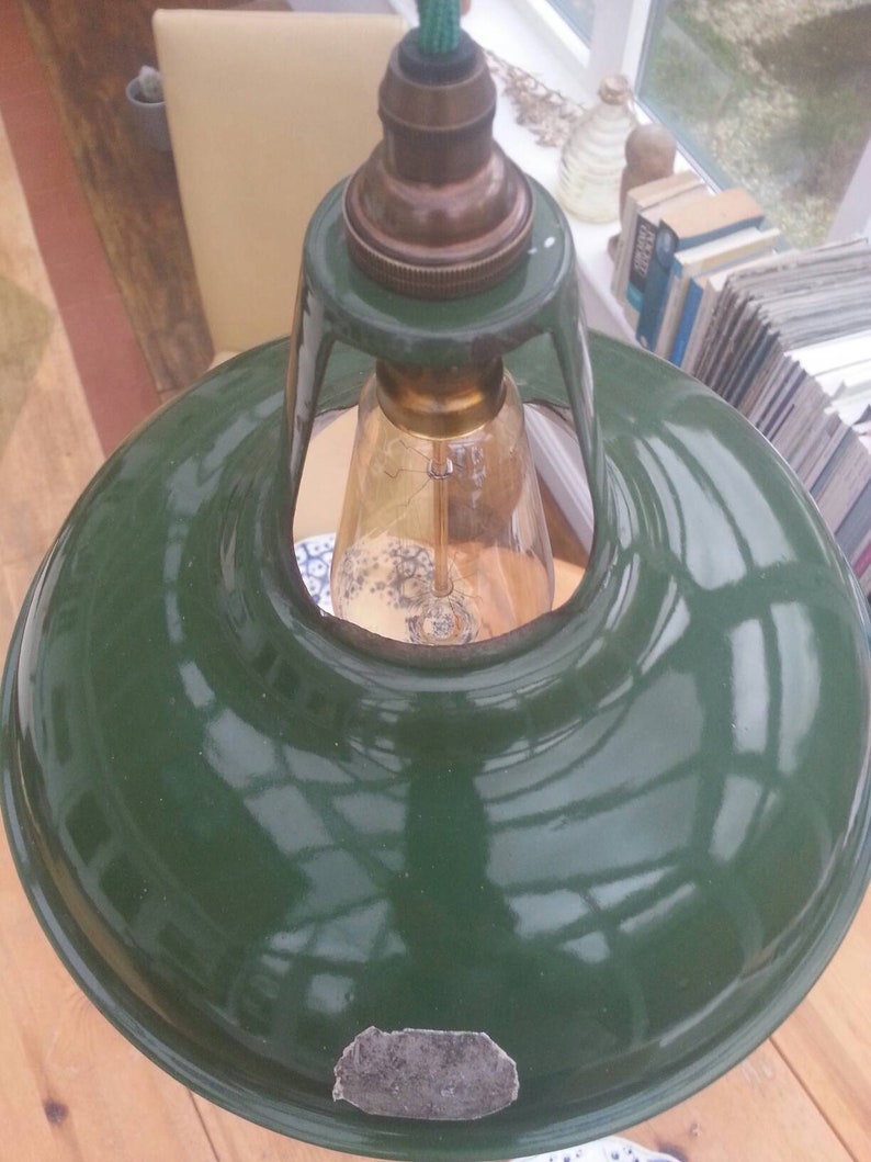 Vintage industrial pulley light