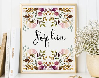 Sophia Name Art Etsy Sophia Name Art Etsy