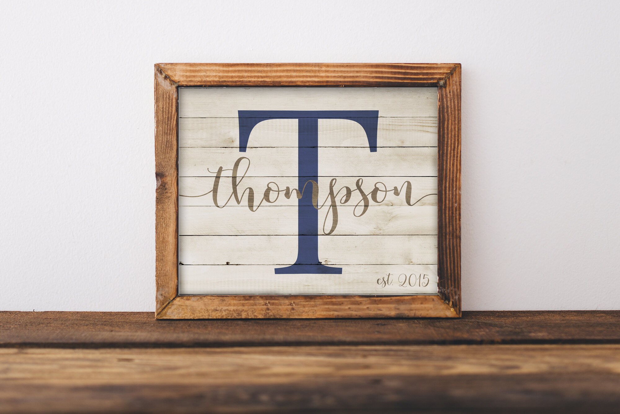 Family Name Printable-customized Last Name Family Sign-wooden - Etsy