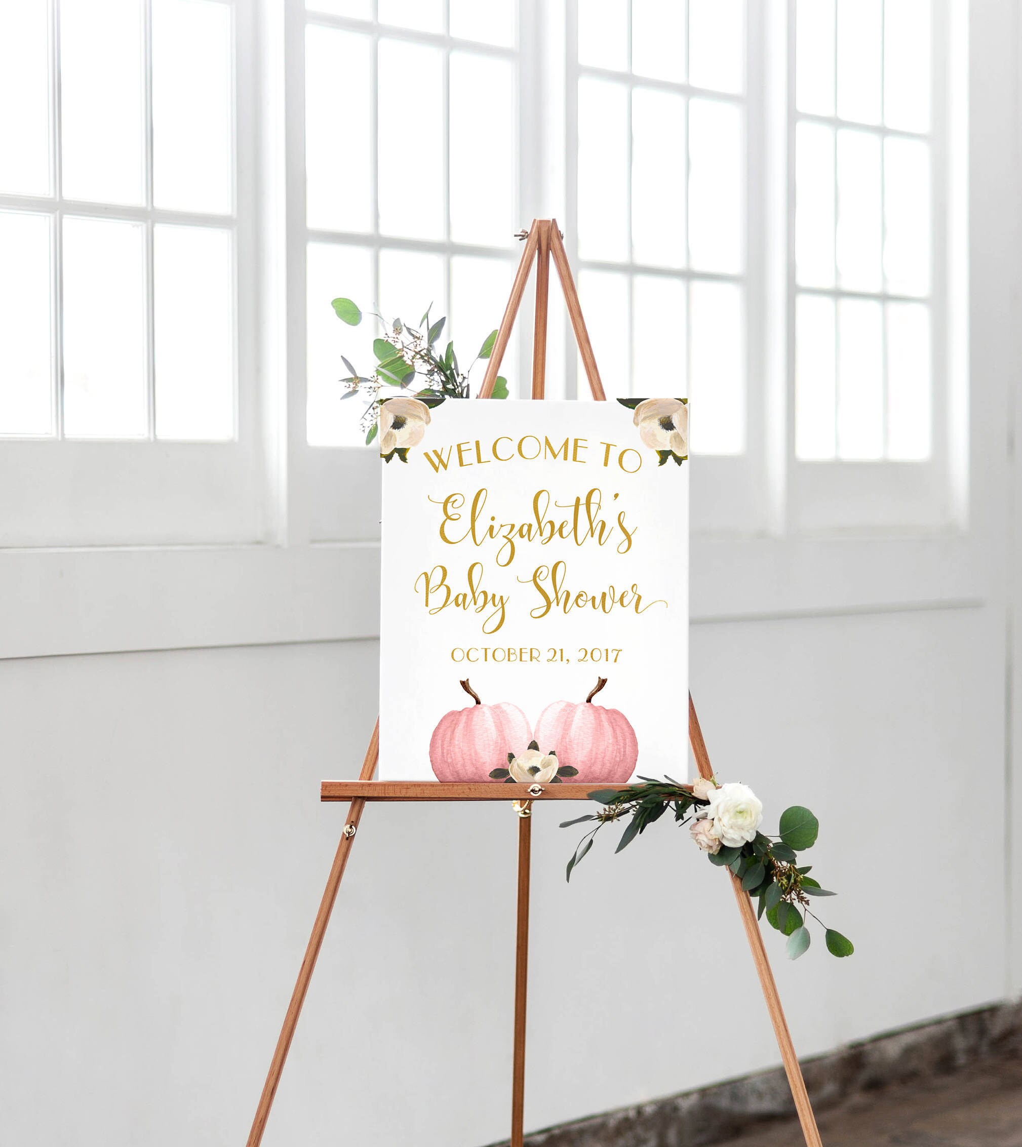 Baby Shower Signbaby Shower Printablebaby Shower Etsy