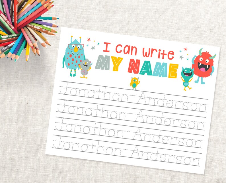 Custom writing name picture