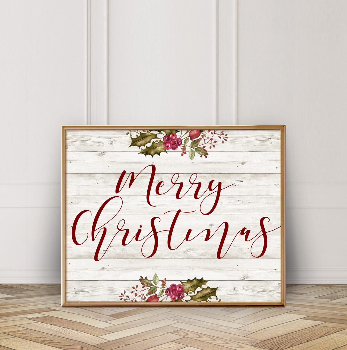 Merry Christmas PrintableMerry Christmas Print SignChristmas Etsy