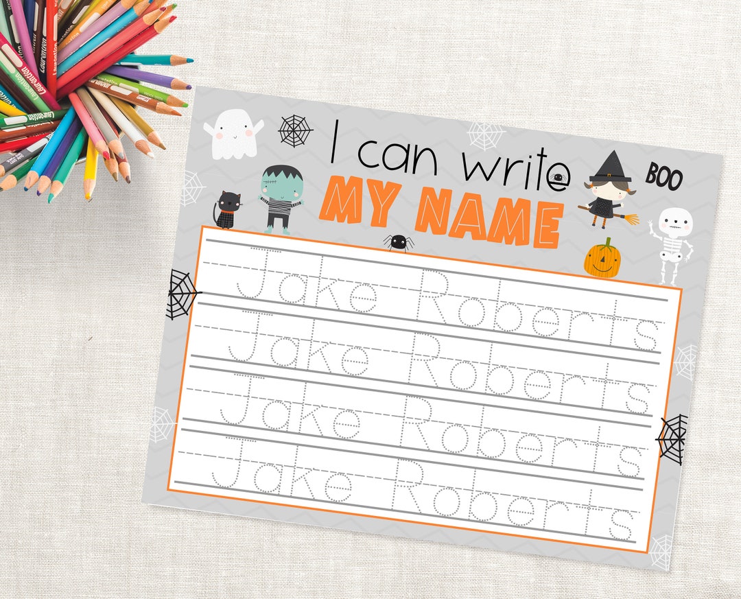 Custom Name Tracing Sheet-handwriting Practice Sheet-custom ...