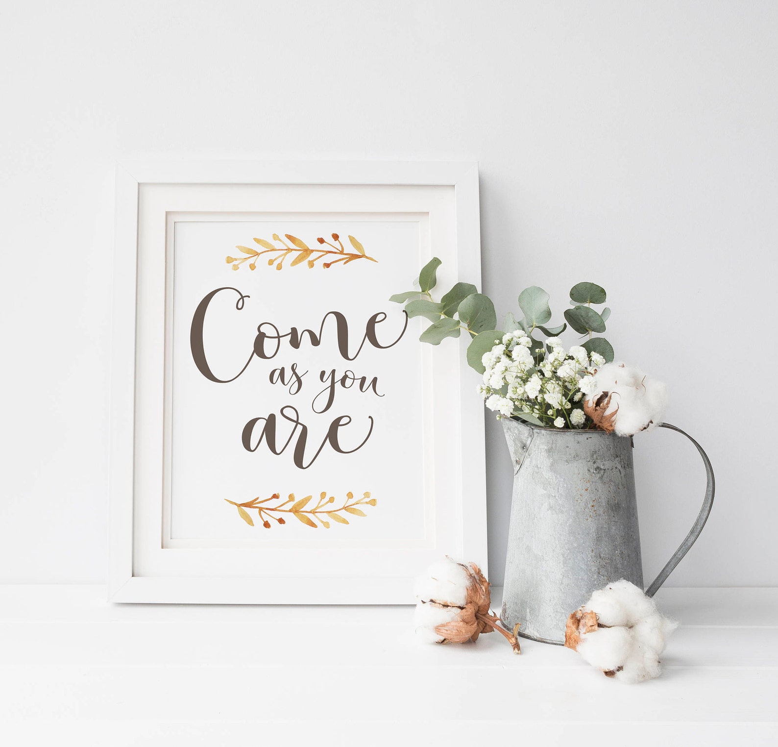 Come as You Are as You Are Signinspirational Etsy